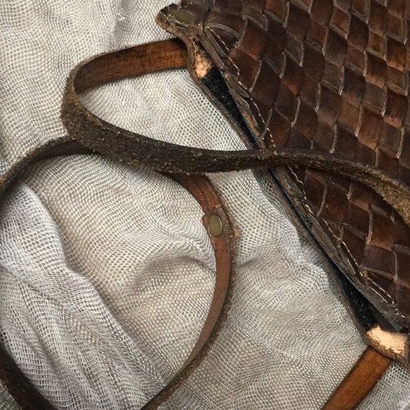 Boho Wicker Design Small Crossbody Bag. - Picture 3 of 5